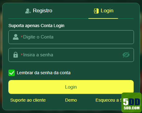 5dd.com Cadastro Vantagens